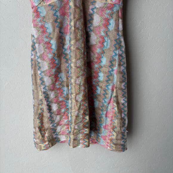 Alexis Dress Everest Knit Halter Mini Dress Multicolor Size M - Picture 4 of 9